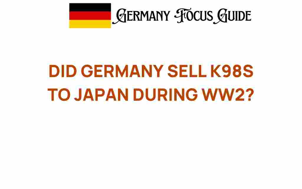 did-germany-sell-k98s-to-japan-during-ww2
