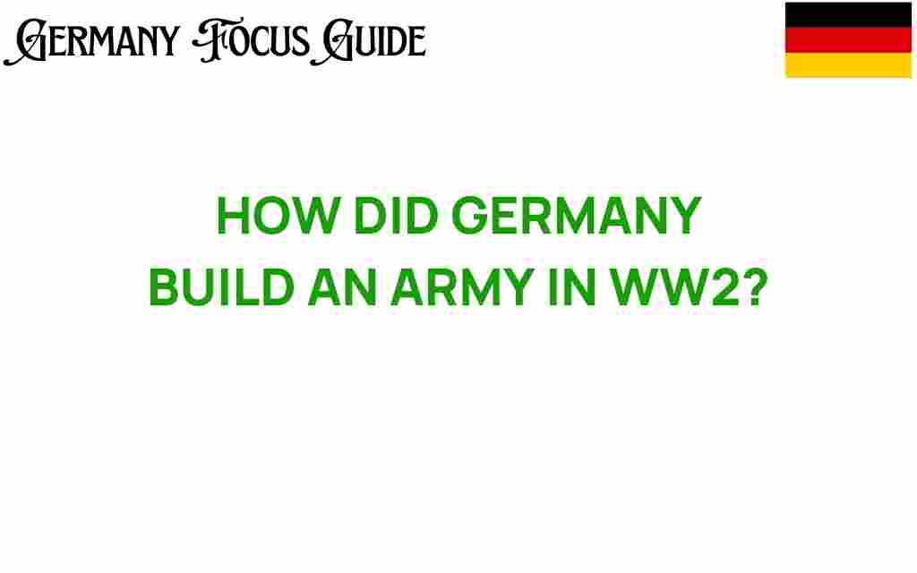 how-did-germany-build-an-army-in-ww2