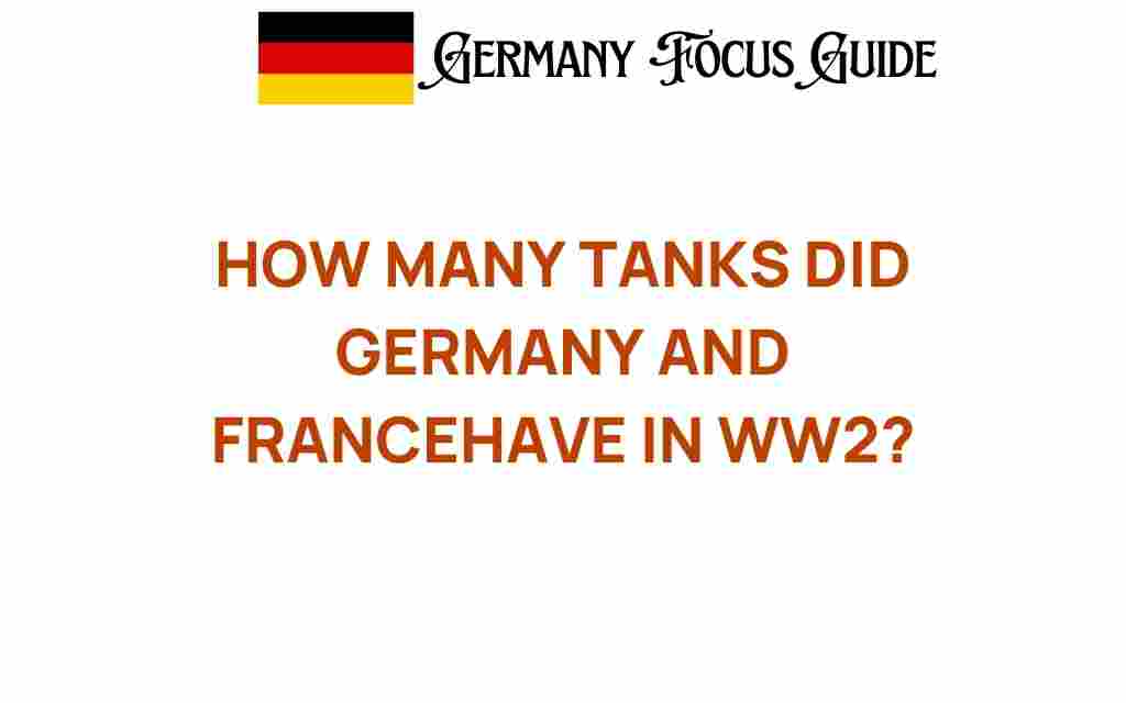 how-many-tanks-germany-france-ww2