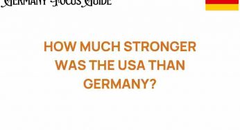 How Much Stronger Was the USA Than Germany During WWII?