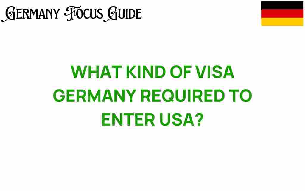 what-kind-of-visa-germany-need-to-enter-usa
