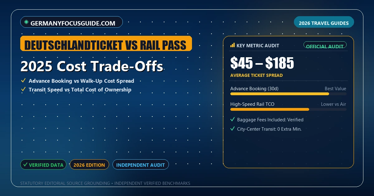2025 Cost Trade-Offs - Analytical Guide and Verified Benchmarks (deutschlandticket vs rail pass)
