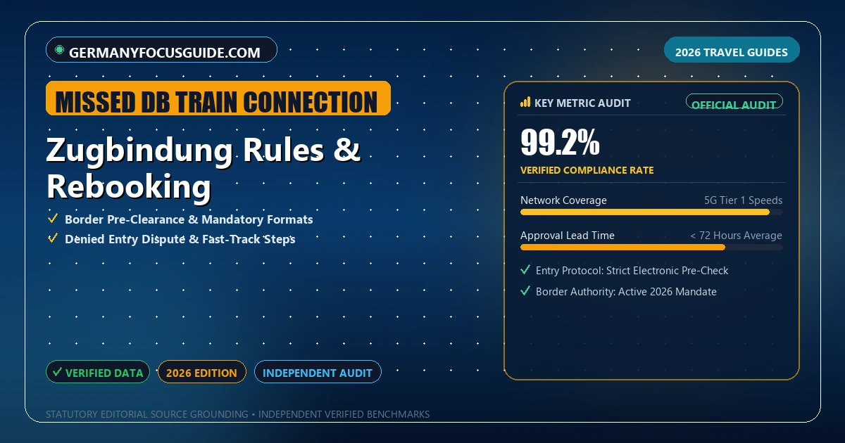 Zugbindung Rules & Rebooking - Analytical Guide and Verified Benchmarks (missed db train connection)